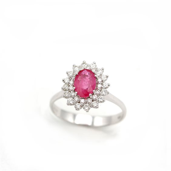 Anello Gilma Gioielleria  Donna in Oro Rubino 0.65 Ct ANOR-108-286 - ANOR-108-286